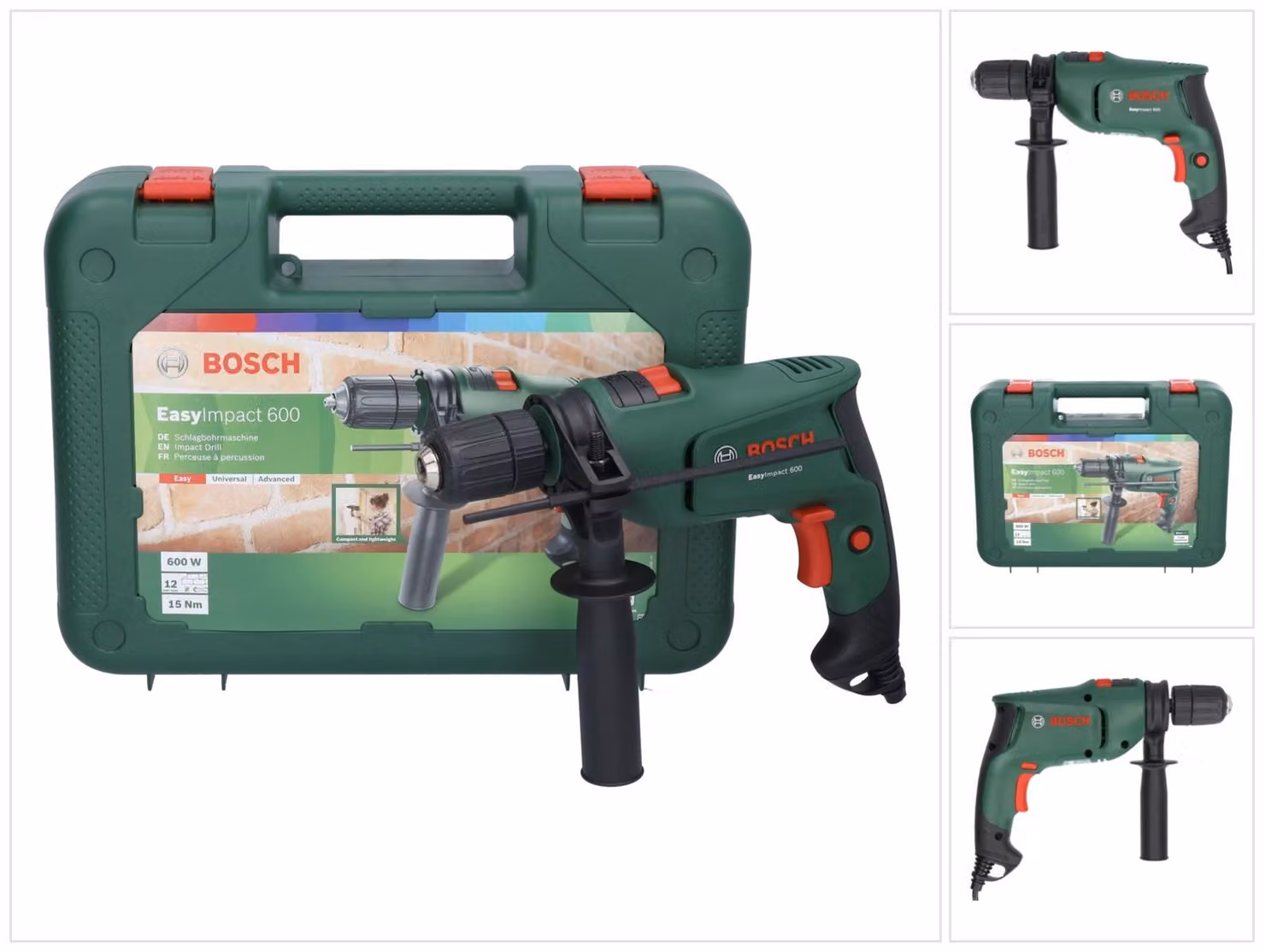 Bosch EasyImpact 600 - Bohrhammer de Netz Bosch (600 W, valigetta)