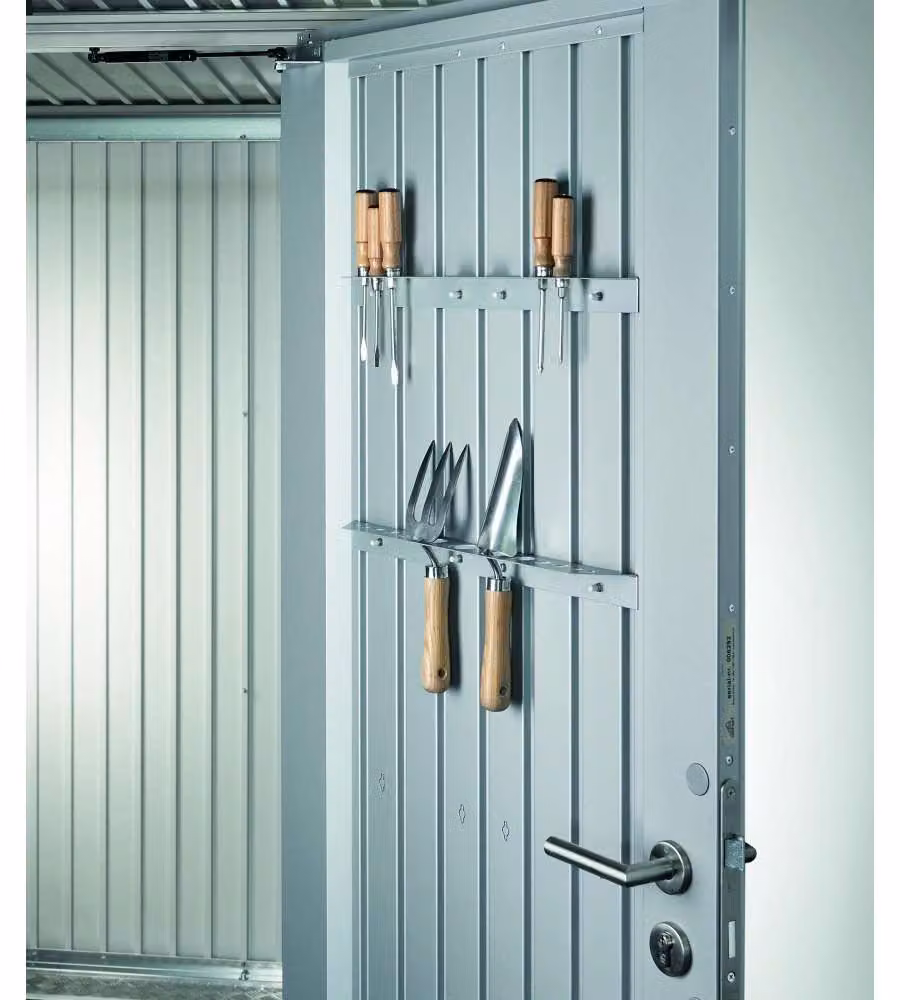 Portautensili per AvantGarde, HighLine, Panorama, HighBoard, Confezione da 2 unità, argento metallizzato