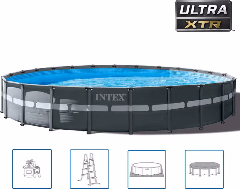 Intex Ultra XTR Frame Pool Set rotondo 732 x 132 cm 26340GN