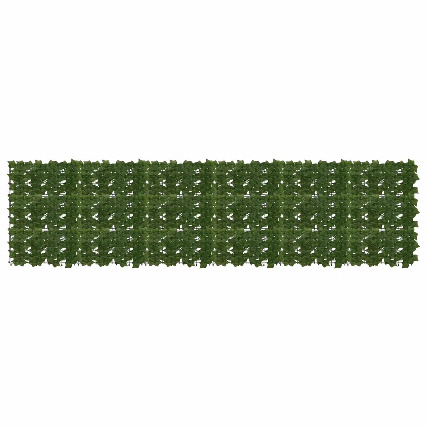 vidaXL Schermo per balcone con siepe artificiale verde, L: 300 cm, H: 75 cm