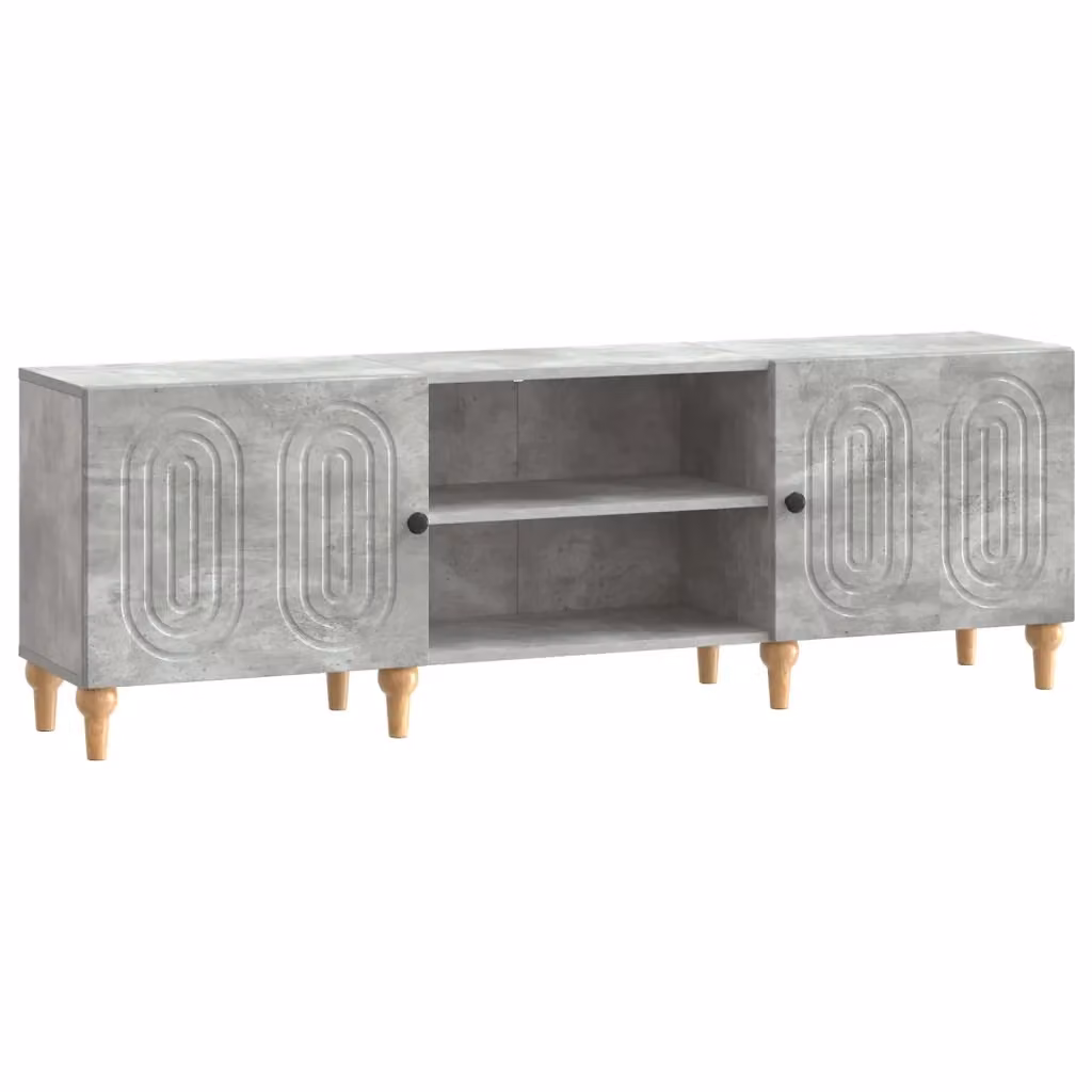 Mobile TV moderno DESIGN IN in MDF grigio, L 150 x P 50 x H 31 cm – 2