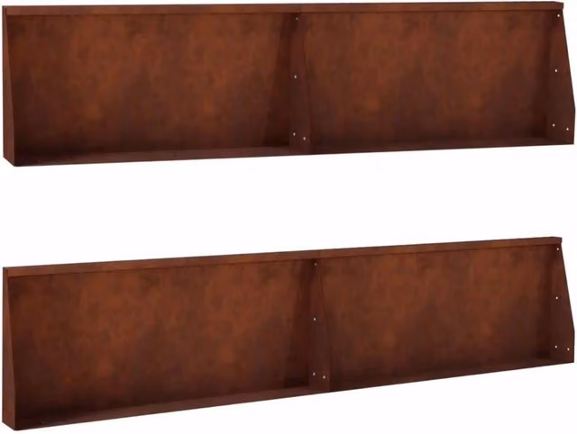 Muro di contenimento 4 pz 100 x 12 x 40 cm Acciaio Corten 3449043