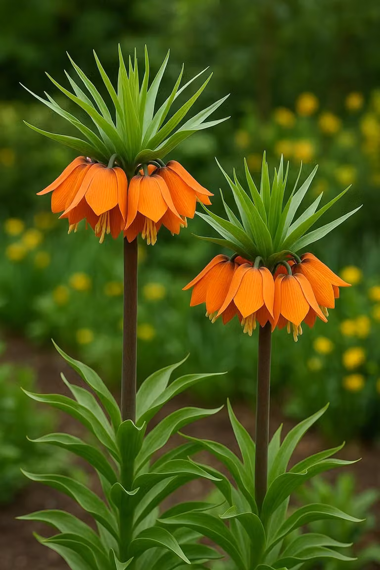 Bulbi da fiore Exotenherz - Fritillaria a imperiale `Garland Star` (5 pezzi)