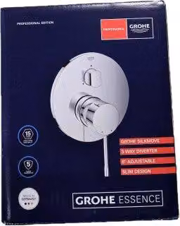 Miscelatore monocomando ESSENCE con deviatore a 3 vie ha graph