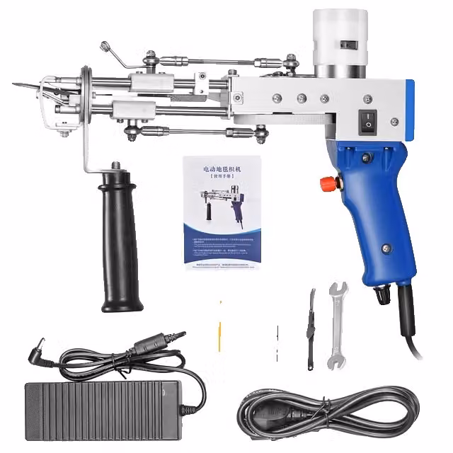 Set di pistole per tufting, design 2 in 1, macchina elettrica per tessere tappeti, spina UE 220V