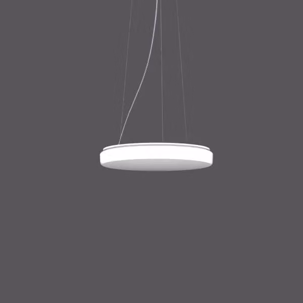 RZB Flat Polymero Kreis, LED, 4000 K, 3450 lm, IP40, bianco
