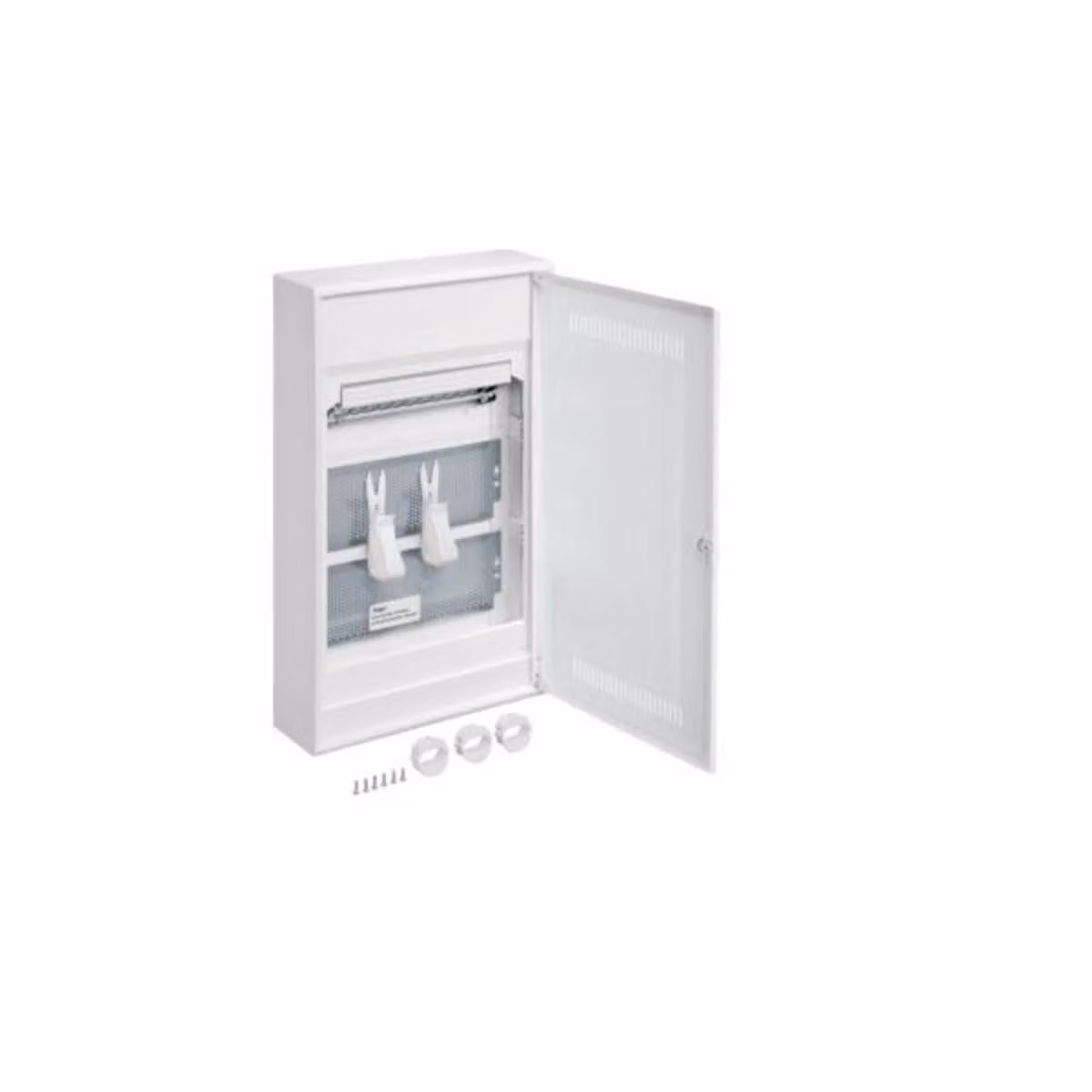 Quadro di distribuzione piccolo Hager montato in superficie a 3 file HxLxP 515 x 305 x 95 mm bianco