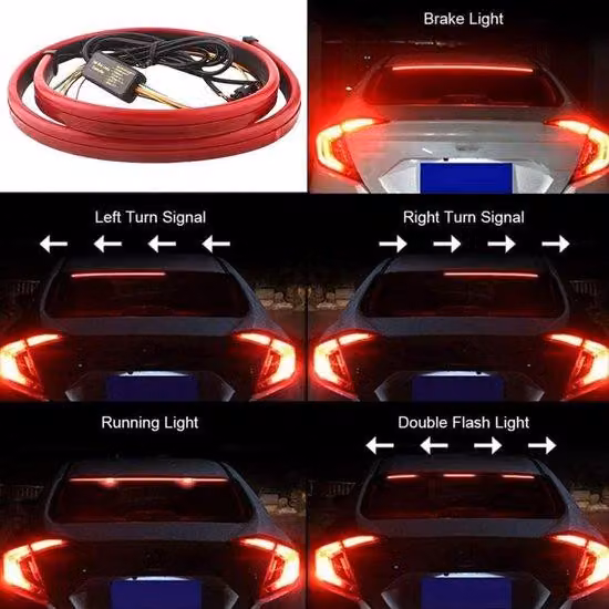 Strisce LED - Terzo faro - Segnalazione di direzione - Sistema di lampeggiamento