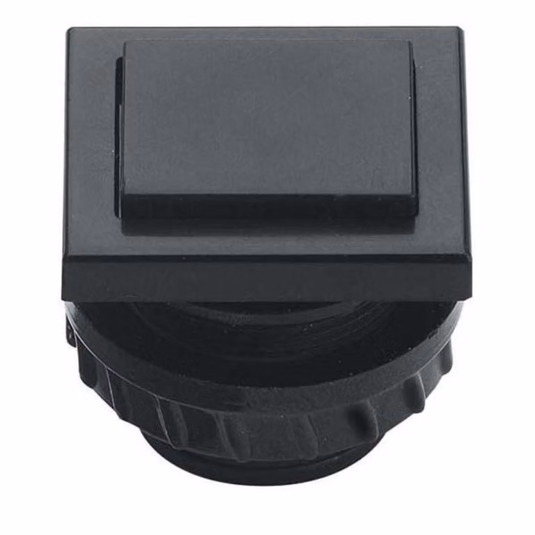 Campana di spinta Grothe 13,5x16 mm Manopola nera, manicotto nero PROTACT 681 KS