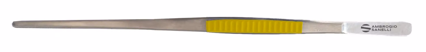 Pinza Chef, acciaio inox 30cm con inserto Giallo Ambrogio Sanelli