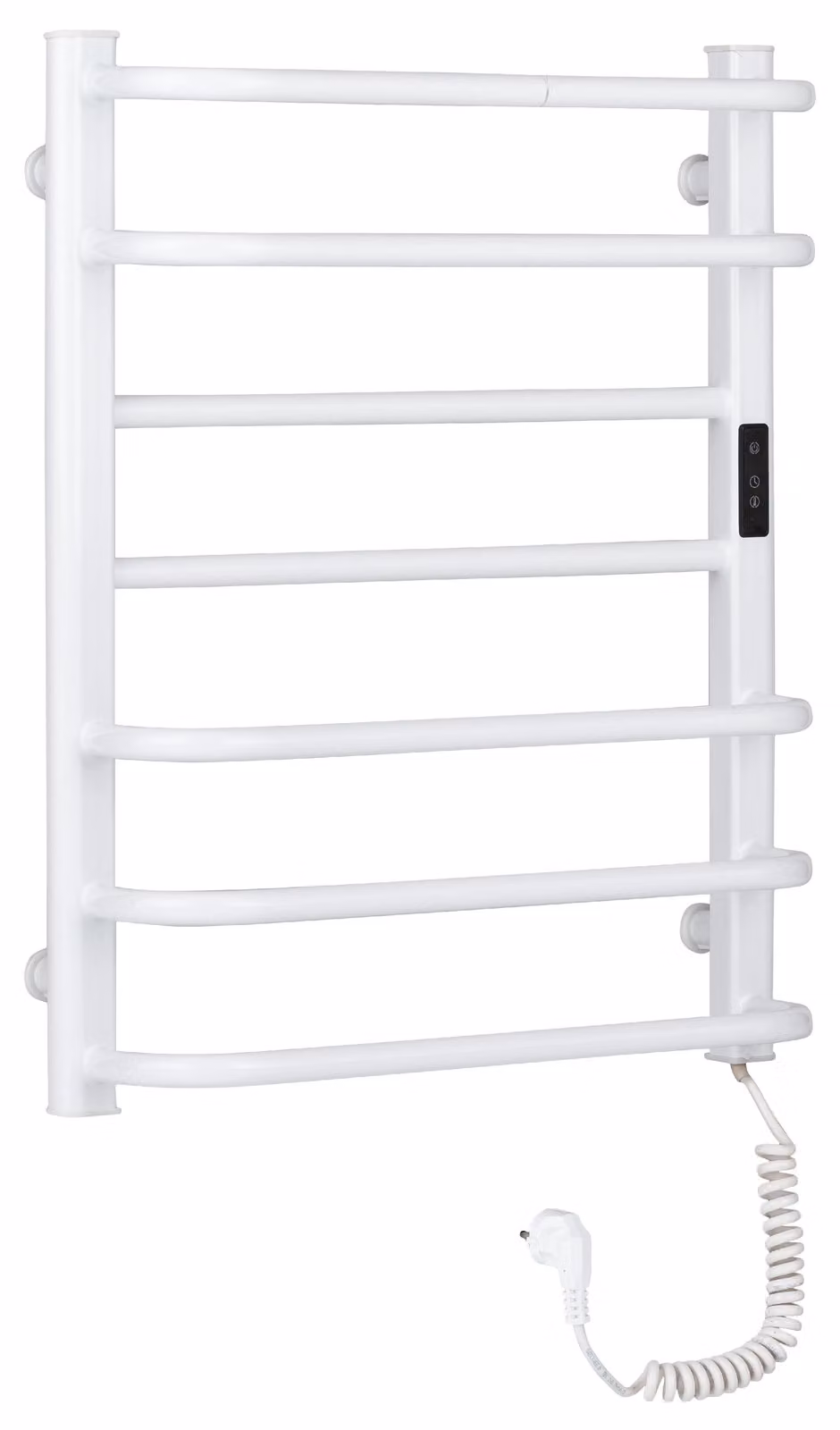 Asciugamano elettrico Ricardo, con display - 126 W - bianco lucido - 660x550 mm
