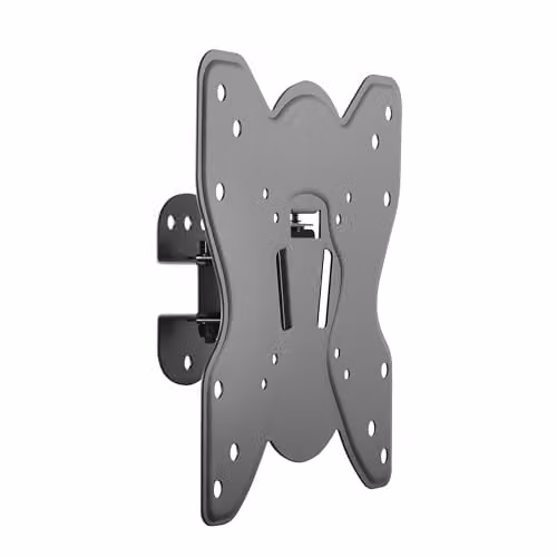 Metronic 45106-Supporto a parete girevole e inclinabile per TV da 28" a 42", colore: nero