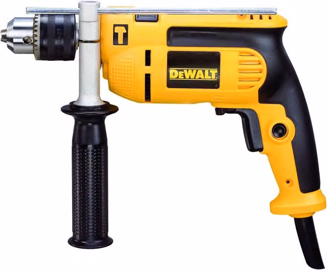 Trapano con mandrino a cremagliera DeWalt DWD 024 giallo