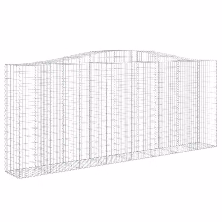 Cesto Gabbione ad Arco 400x50x160/180 cm Ferro Zincato