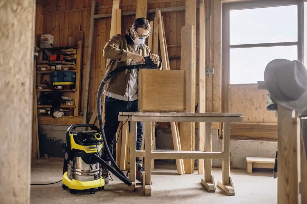 Aspiratutto Karcher WD 5 P S V-25/5/22 Giallo e Acciaio Inox – 2