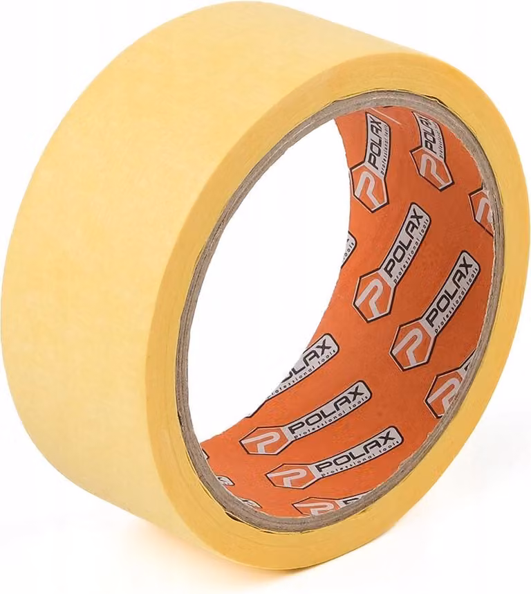 Nastro adesivo in carta giallo 38 mm х 20 m Polax