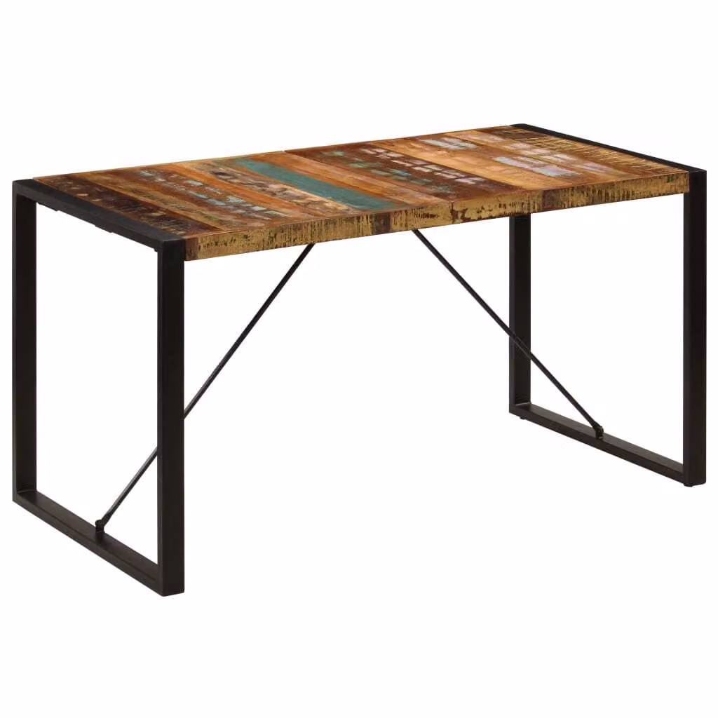 Maison Exclusive - Tavolo da pranzo 140x70x75 cm in legno massello di recupero