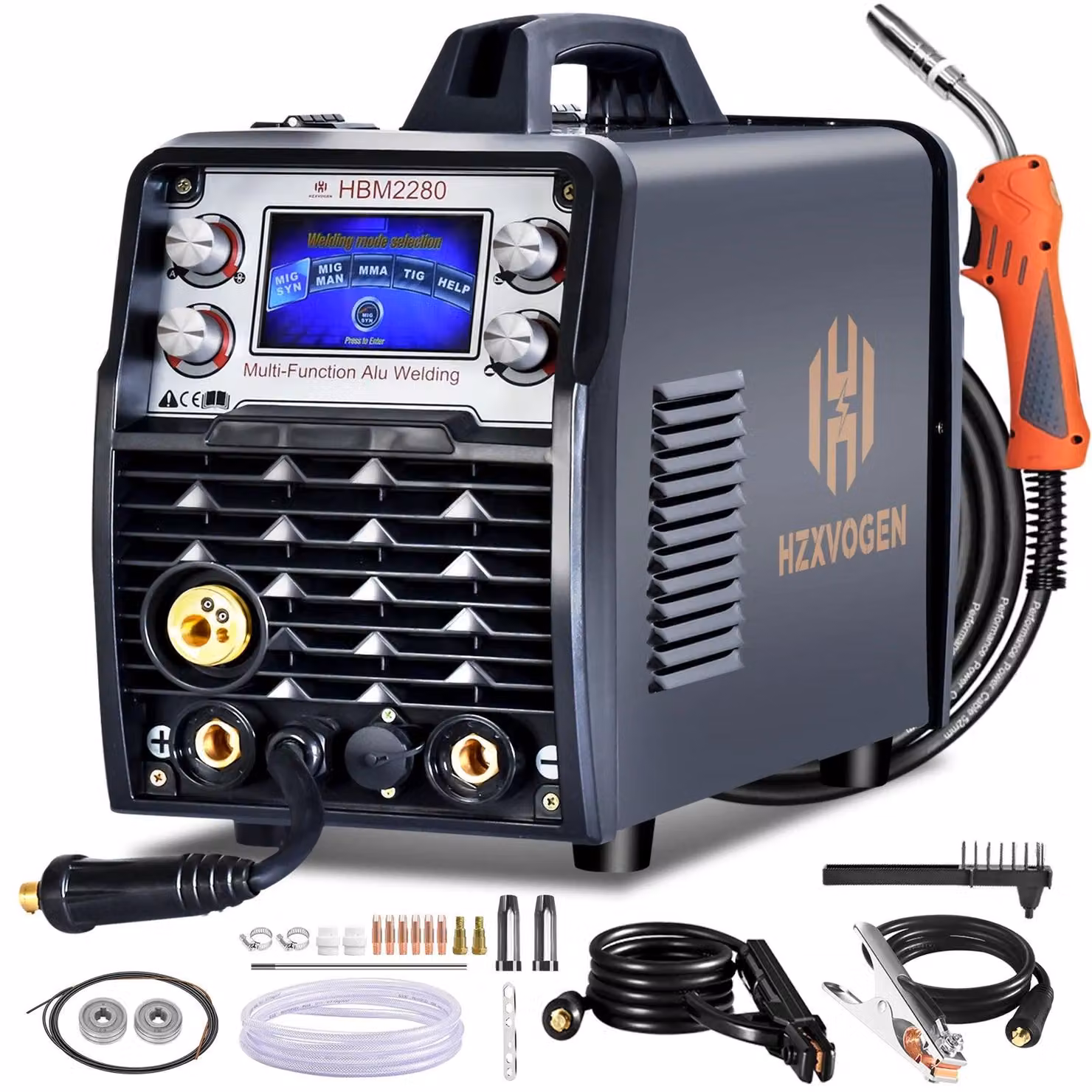 Saldatrice MIG - Apparecchio per saldatura - Saldatrice inverter - Saldatrice TIG con torcia da 26V e controllo intelligente