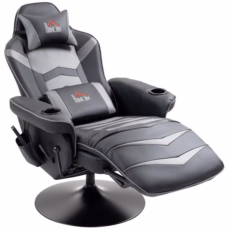 Poltrona relax HOMCOM con funzione massaggio Poltrona TV elettrica con funzione reclinabile