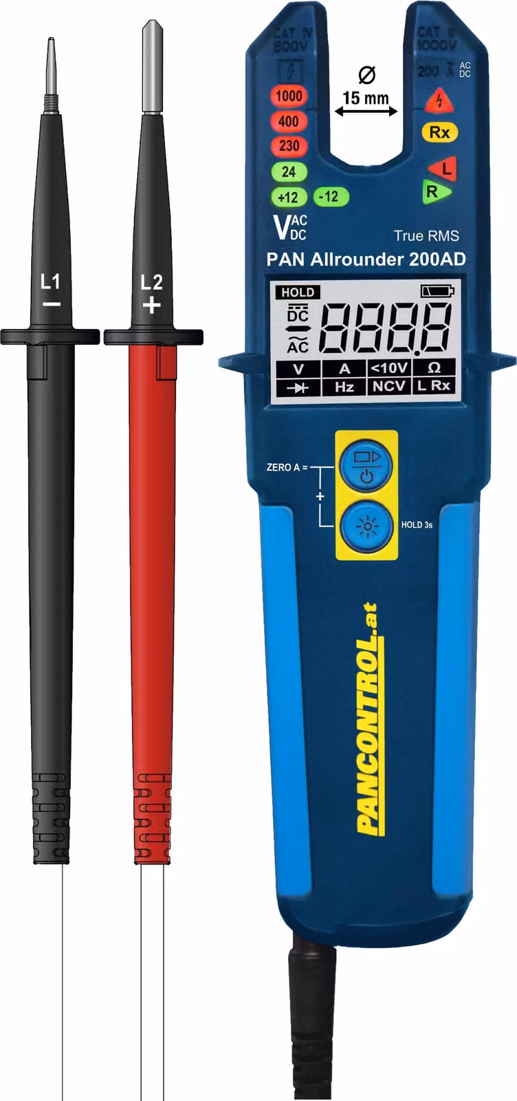 PANCONTROL Pinza amperometrica PAN Allrounder 200AD