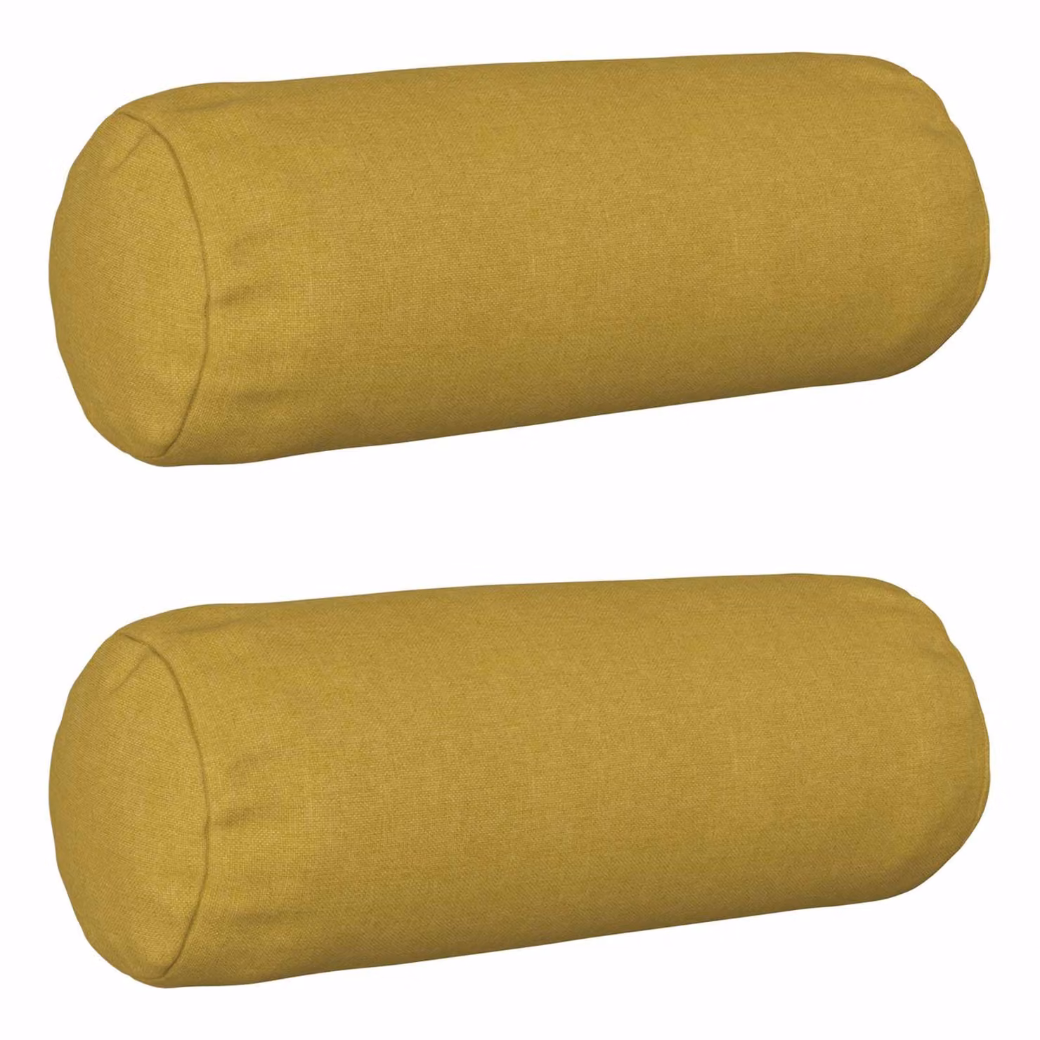 Set di 2 cuscini vidaXL HEERLEN in tessuto verde e giallo con rivestimento lavabile e rimovibile