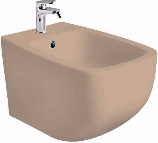 Bidet sospeso in Vetroceramica color sabbia opaco | Mozart