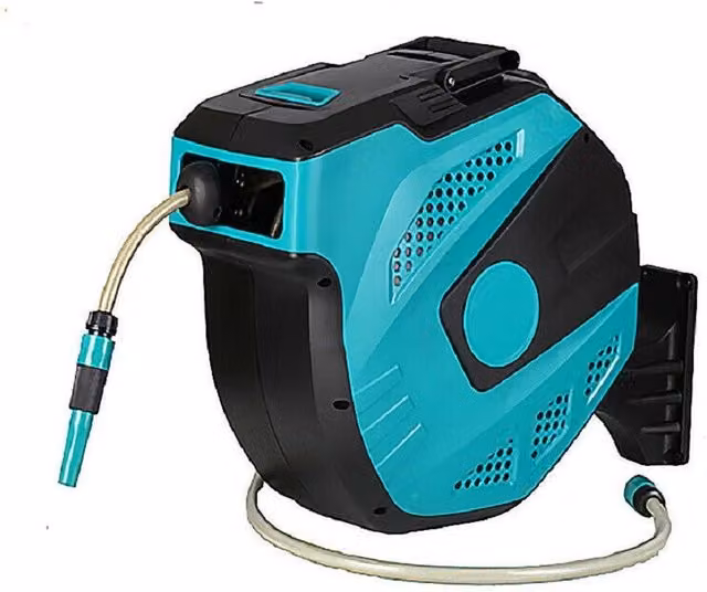 Trade Shop - Avvolgitubo Acqua Con Avvolgitore Avvolgi Tubo Automatico 15 Mt 15 Metri -