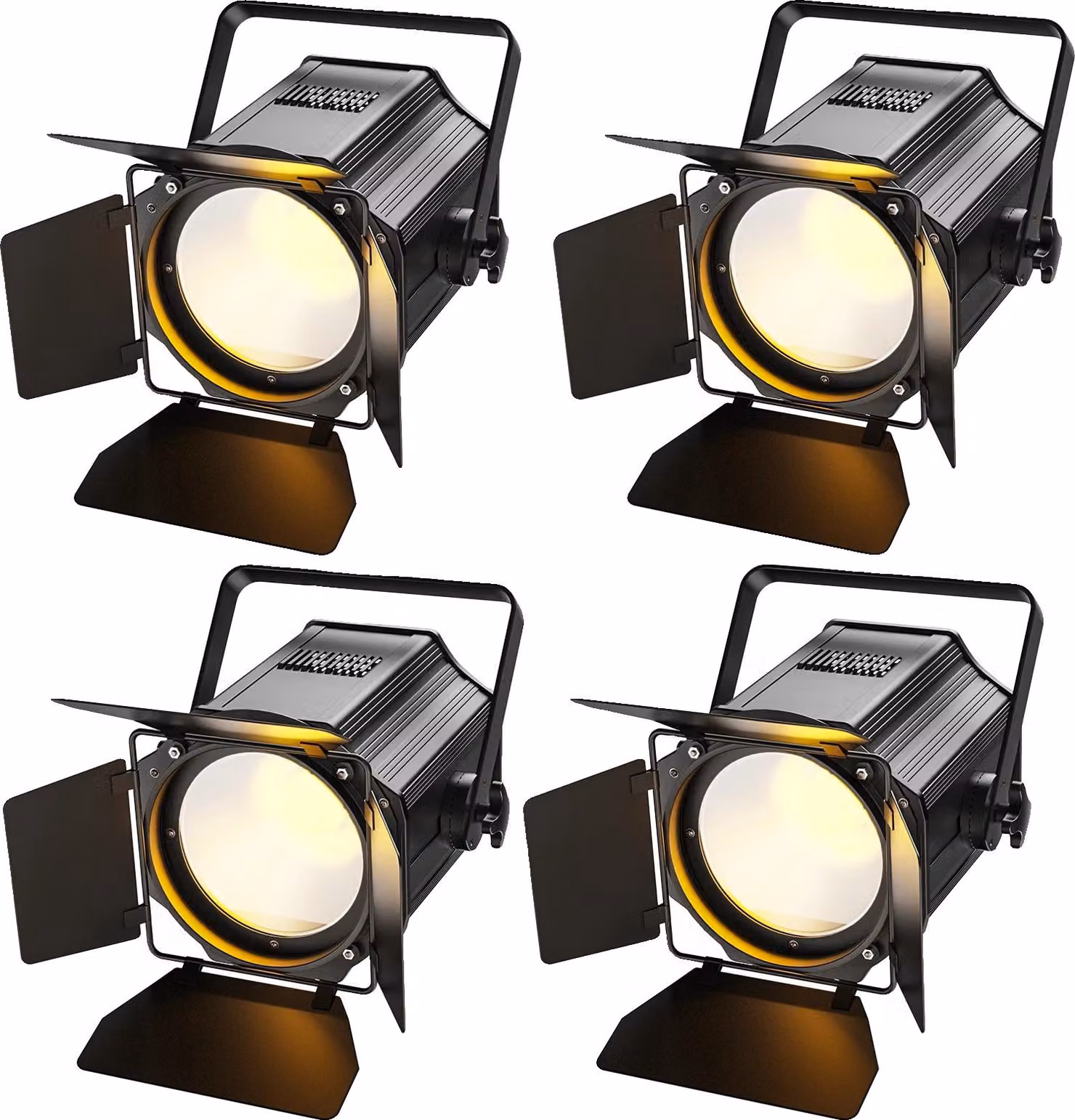 Faretto da palcoscenico, efficiente dal punto di vista energetico, angolo di illuminazione regolabile, nero, spina UE