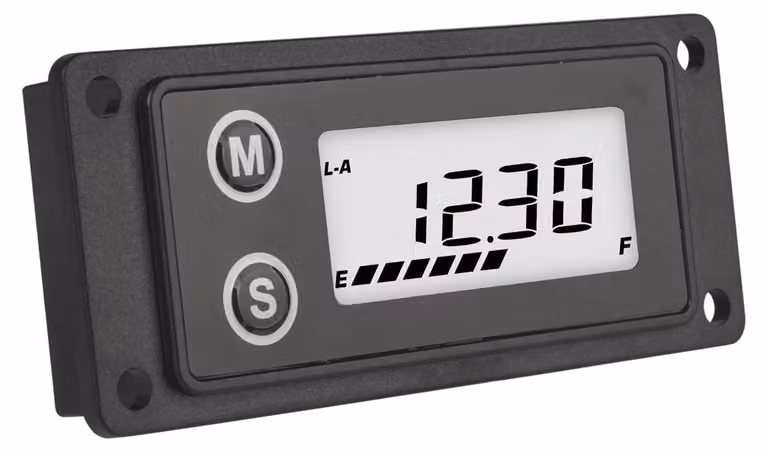 Misuratore di livello batteria LCD e voltmetro per diversi tipi di batterie