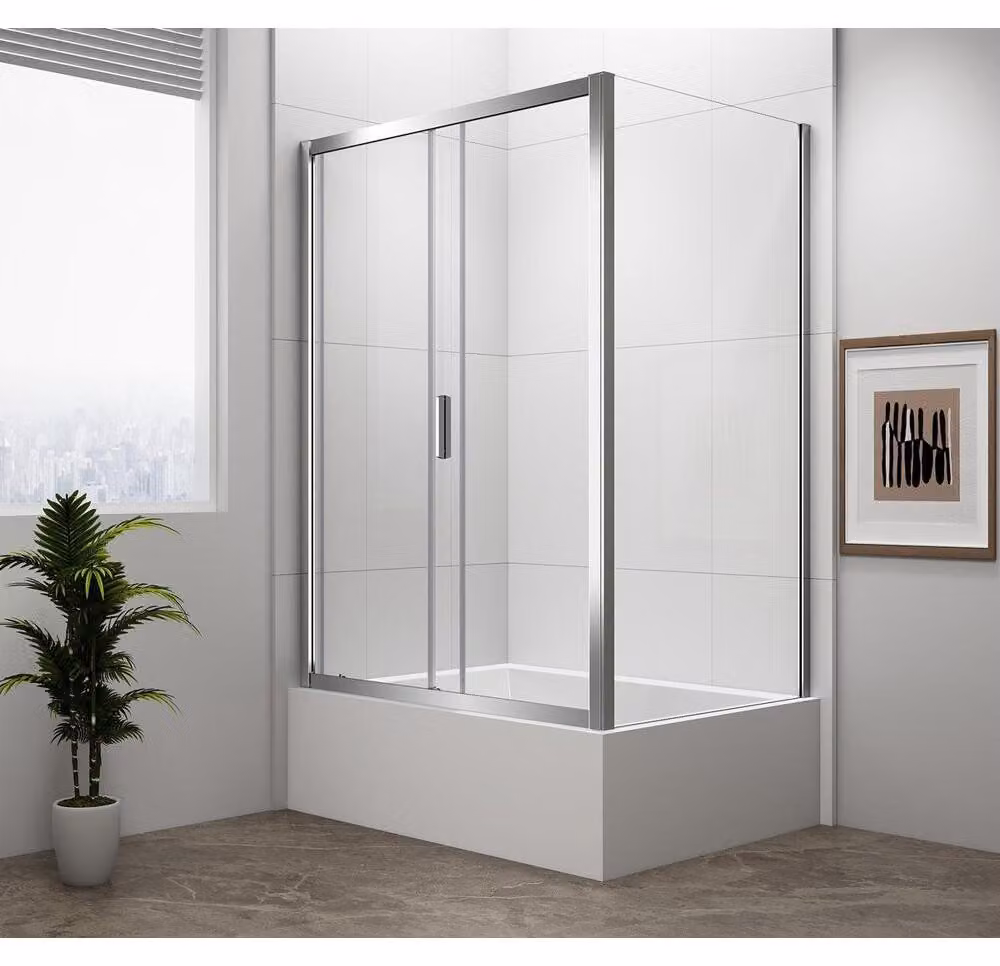 DEEP Cabina doccia rettangolare 1100x900mm variante L/R, vetro trasparente