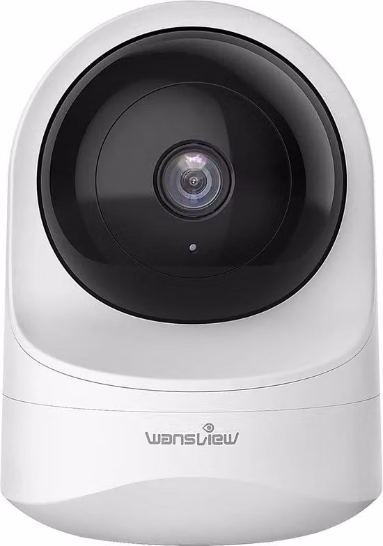 Telecamera IP Wi-Fi da interno 2K per neonati e animali domestici con audio bidirezionale e Wi-Fi