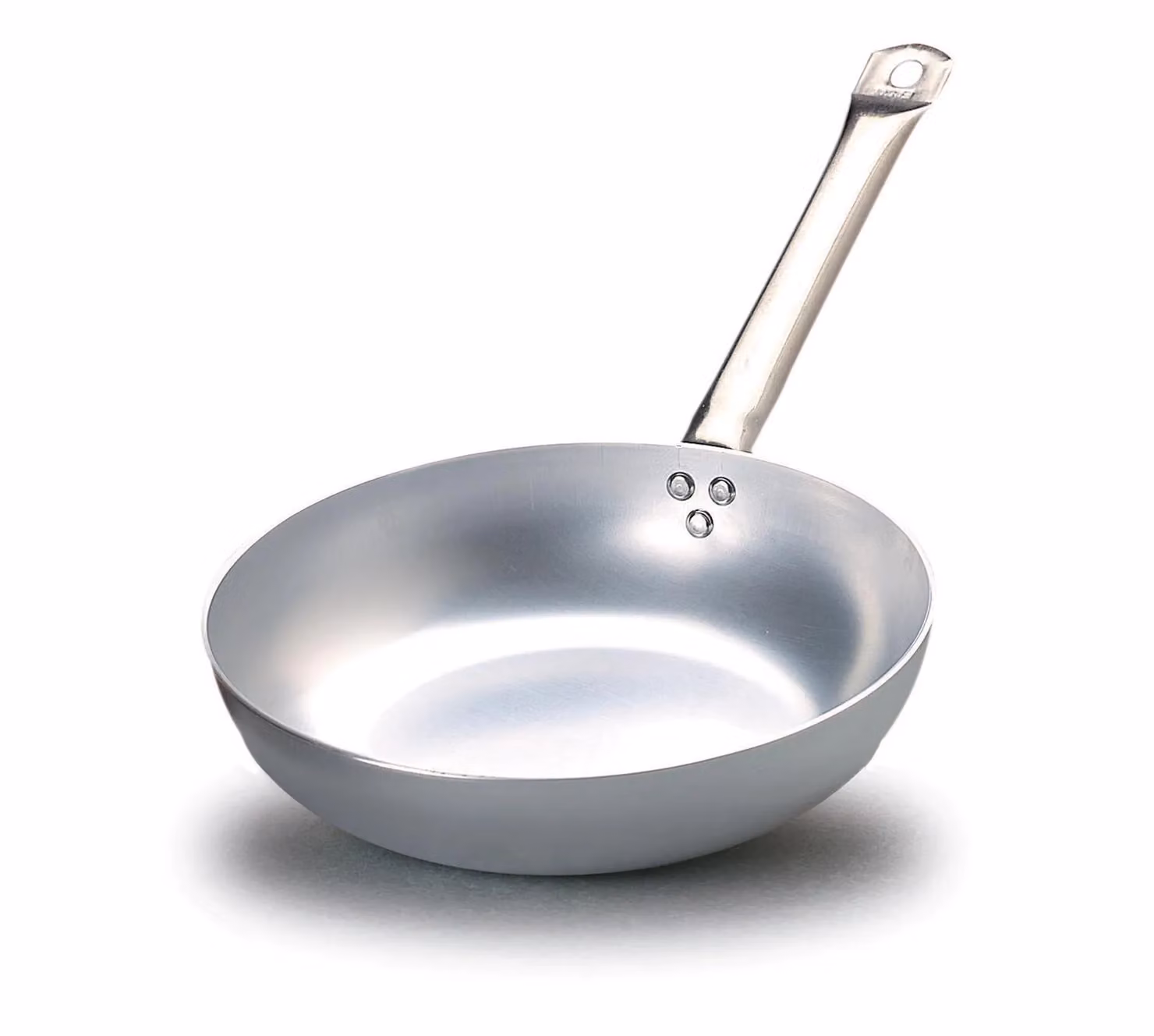 Padella alta in alluminio a un manico in acciaio inox, spessore 3 mm, diam. 40cm