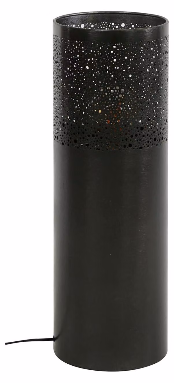 Lampada da terra FURNLUX Cilindro Nero 20 cm / Colore principale: Nero / Dimensioni: 20 x 60 x 20 cm