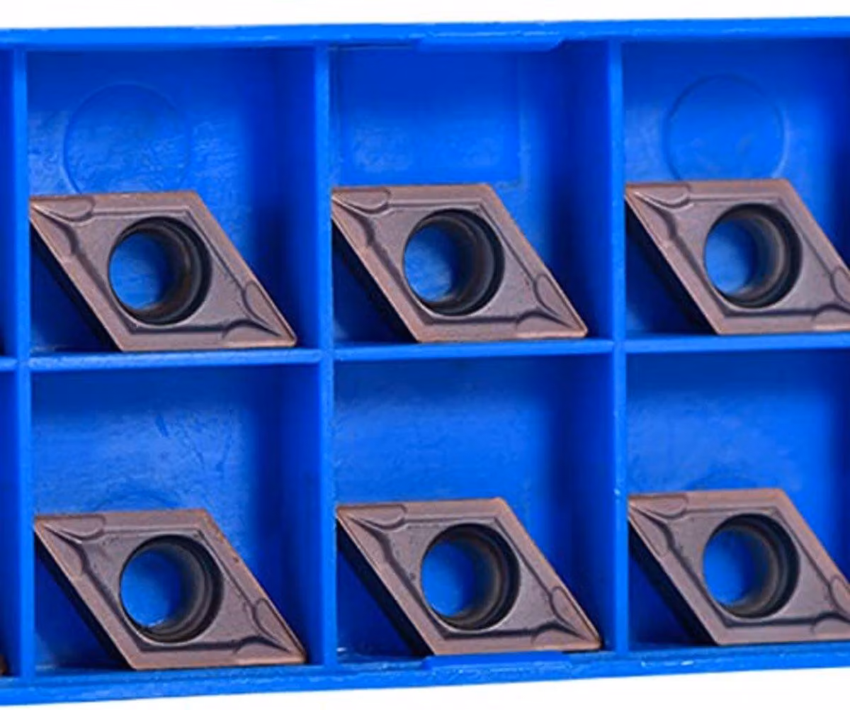 Inserti in metallo duro DCMT11 - Set da 10 pezzi - Lame di taglio di alta qualità per torni CNC