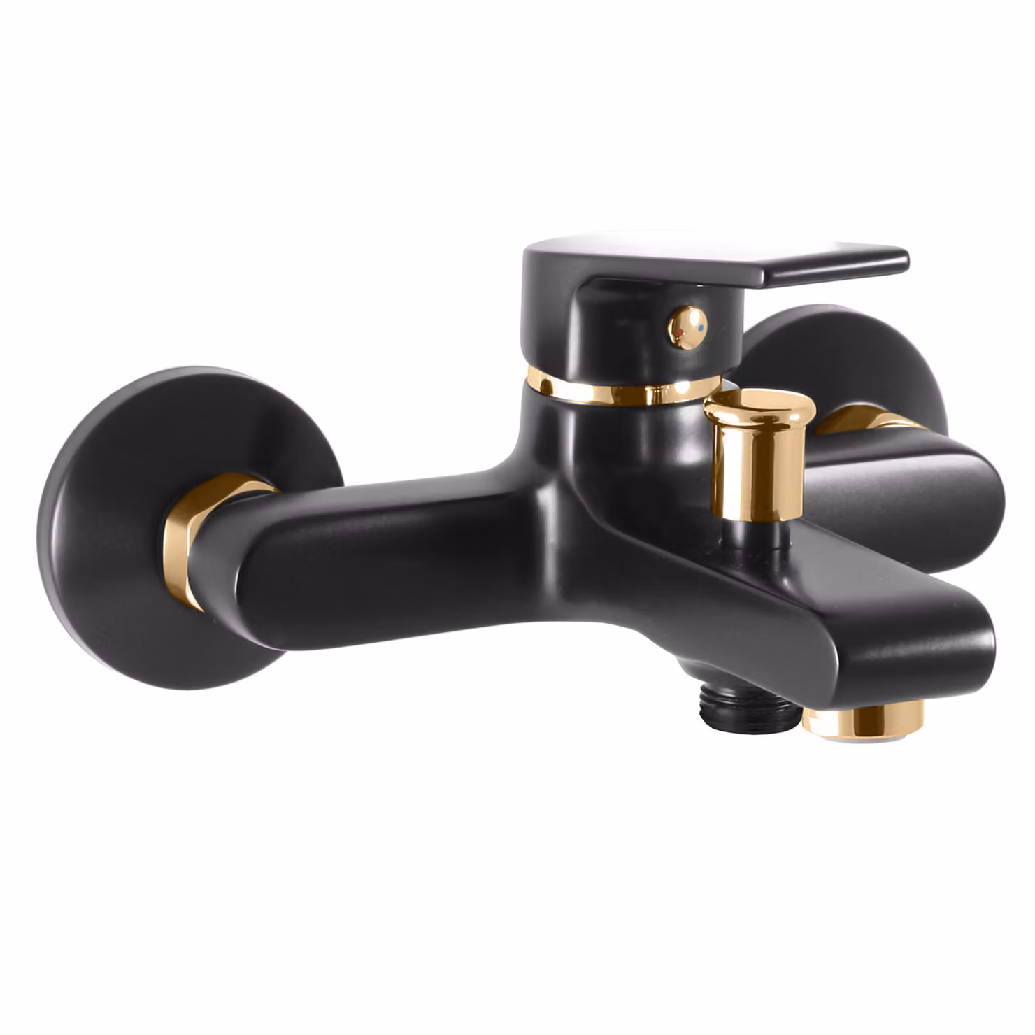 Slezák-RAV Slezák Rav CO154CMATZ Miscelatore per vasca nero opaco/oro CO154CMATZ Colore: nero opaco/oro, Dimensioni: 100 mm
