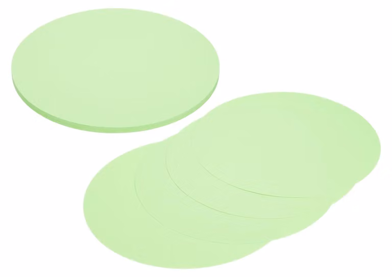 24 cerchi di cartone, diametro 25 cm, color verde chiaro, ideali per lavori manuali e progetti fai-da-te