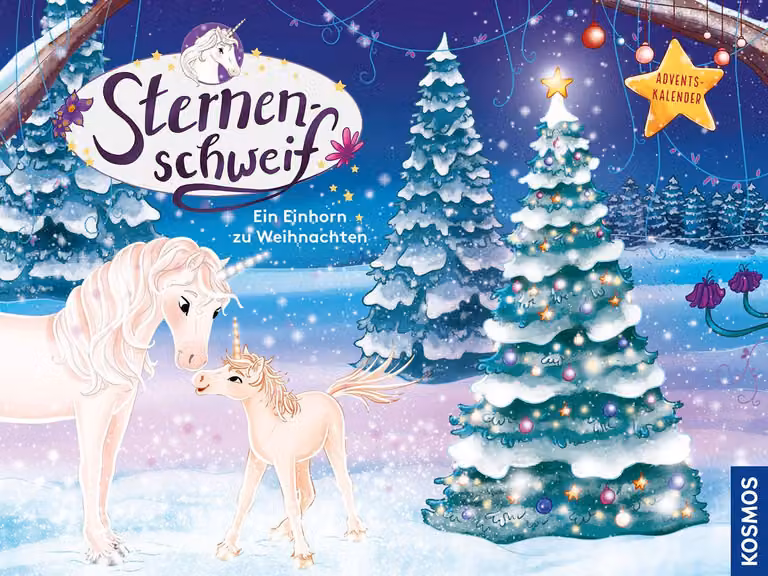 Calendario dell'Avvento Starry Tail, Un Unicorno per Natale