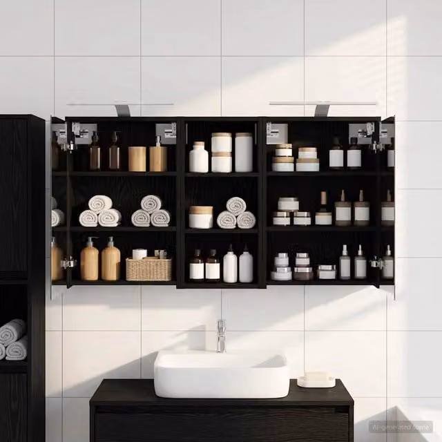 Set di Armadi da Bagno 3 pz 116 x 16 x 62,5 cm 3403817