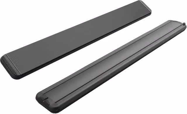 Stufa Elettrica ad Infrarossi 155x20,1x5,8 cm da Soffitto 2400W in Alluminio Moel Hot-Top Nera