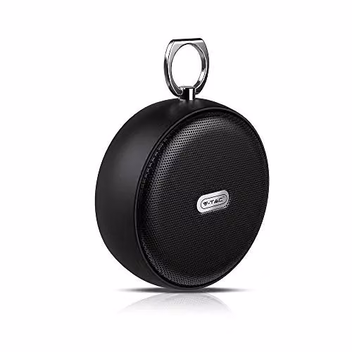 Speaker Bluetooth Portatile 4W con Microfono e Slot per Scheda TF Batteria da 800mAh Colore Nero