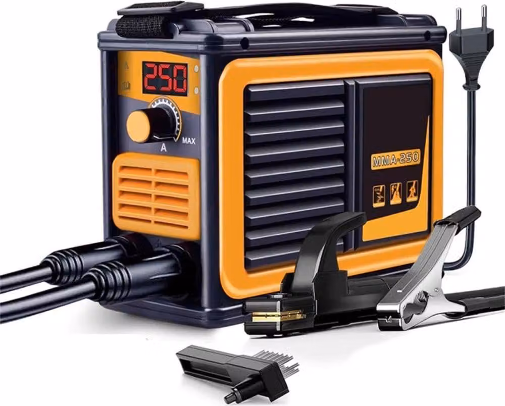 Saldatrice, design portatile, corrente regolabile, MMA-250
