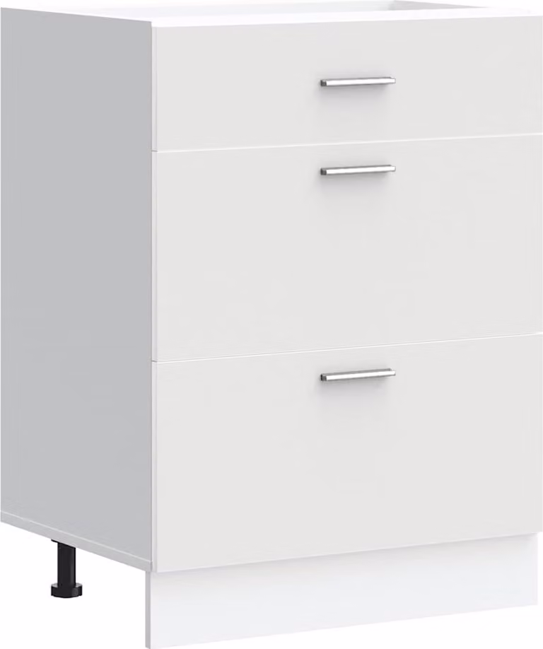 Base da Cucina “Lyon” Bianco in Legno Multistrato