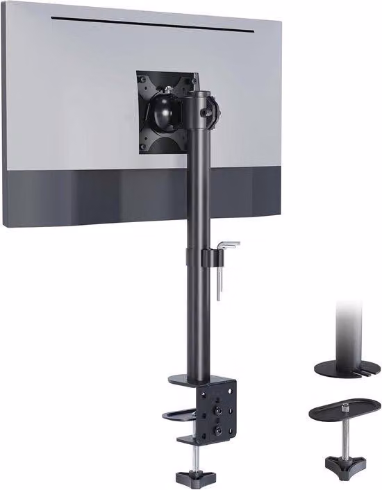 Braccio porta-monitor per schermi da 13-34 pollici – Supporta fino a 8 kg con funzioni di rotazione, inclinazione e orientamento