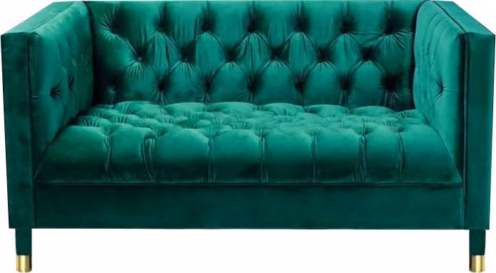 Wohnzimmer Luxus Polster Stoff Sofa Zweisitzer Couch Luxus Einrichtung