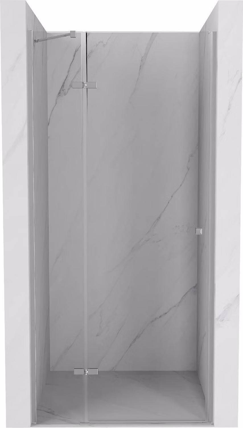 Mexen Roma porta doccia a battente 85 cm, trasparente, cromo - 854-085-000-01-00