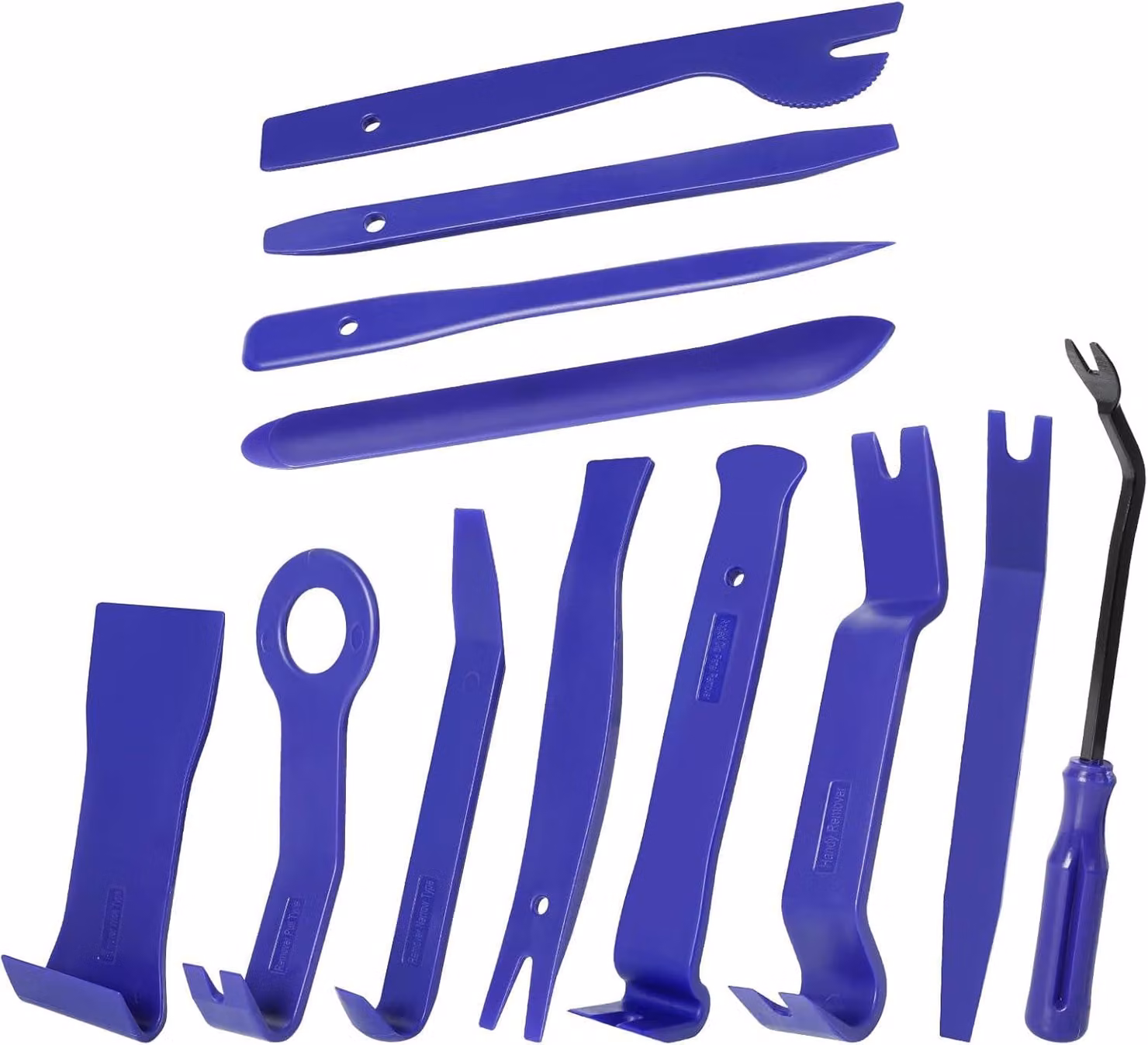Kit di strumenti per lo smontaggio di automobili, composto da 12 pezzi, in plastica PP, adatto per l'abitacolo e il cruscotto