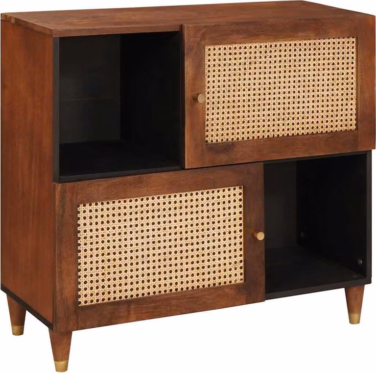 Credenza Marrone 80 x 33,5 x 75 cm Legno di mango massello