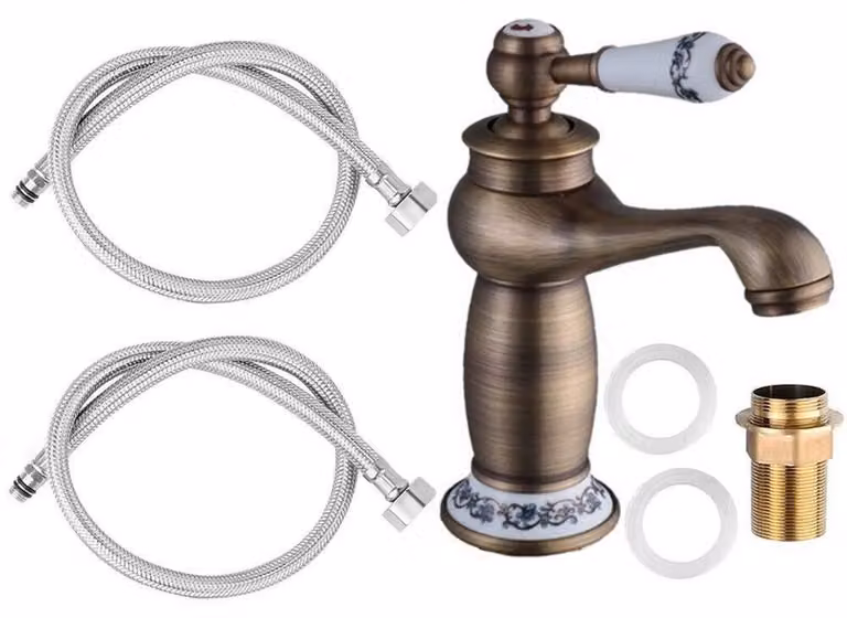 Rubinetto in ottone vintage - per bagno e cucina
