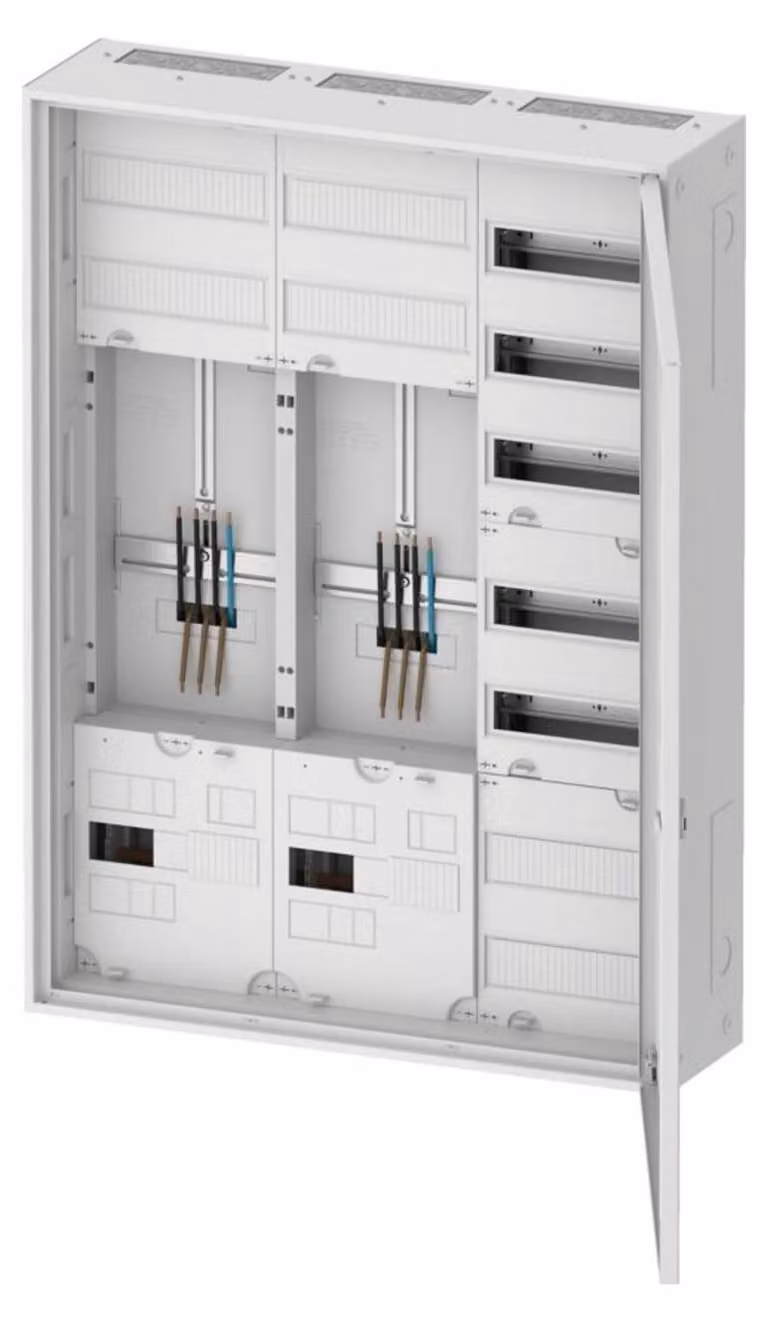 Montaggio completo del quadro elettrico a 3 punti - Armadio elettrico attrezzato IP31 1100x800mm ZSD-ZZV-...