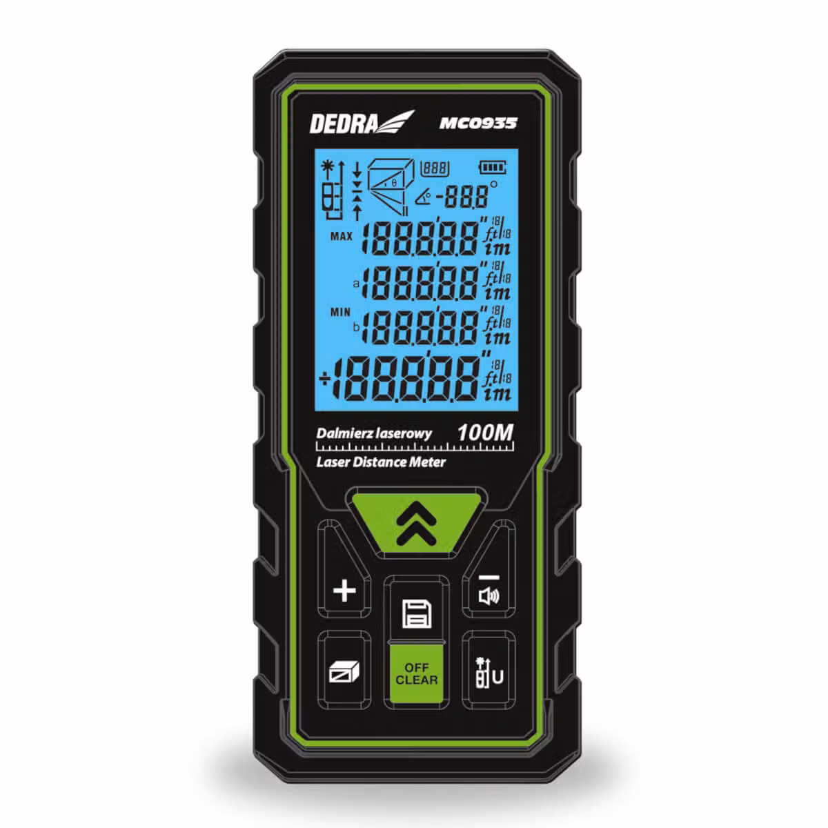 Telemetro Laser 100M Dedra Mc0935, Telemetro Laser Casa Telemetro Laser Strumento Di Misurazione Laser Misura